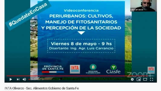 Más de 300 participantes en videoconferencia sobre manejo de fitosanitarios en periurbanos