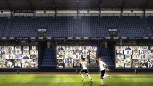 Vuelve el fútbol con público virtual: 4000 hinchas a través de zoom