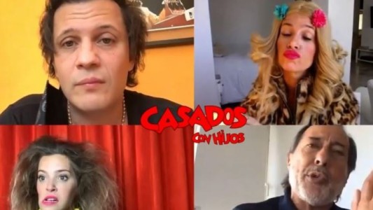 El divertido reencuentro de Los Argento por videollamada