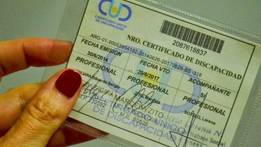 A partir de 2021 se unificarán las certificaciones de discapacidad nacional