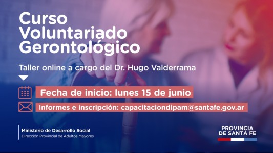 La provincia impulsa curso de voluntariado gerontológico “para entender necesidades de la vejez”