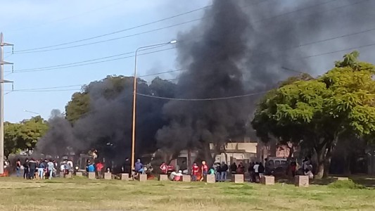 Protesta con corte de tránsito en Aristóbulo del Valle y Larrea