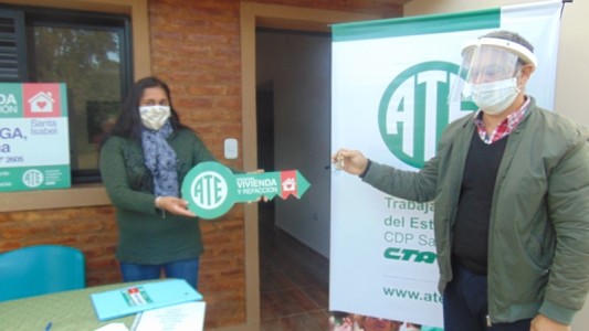 Nueva entrega a beneficiarios del Programa ATE Vivienda y Refacción