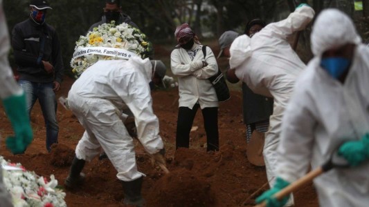 Brasil se convirtió en el segundo país del mundo en cantidad de muertes por el coronavirus