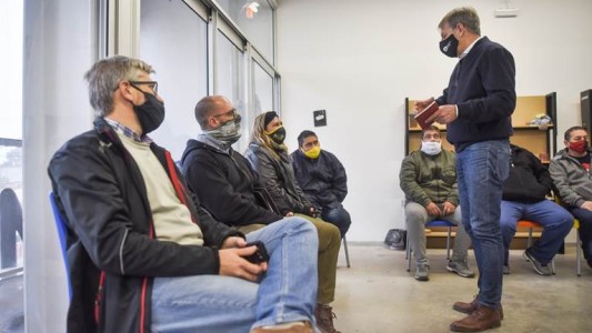 Jatón se reunió con instituciones de Santa Rosa de Lima