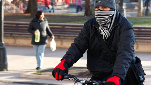 Domingo helado y con cielo despejado en Santa Fe