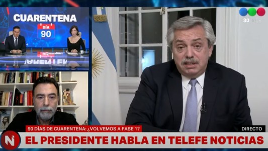 El Presidente sostuvo que hay "diferencias" con bonistas