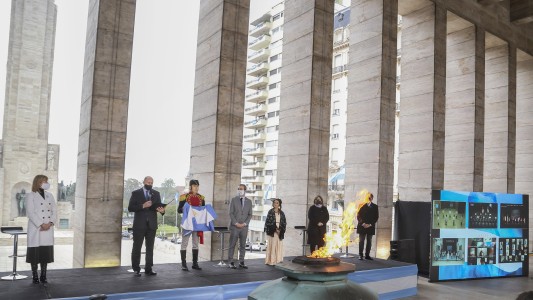 “Soñamos con una patria justa, libre y soberana que abrigue a todas y todos, como lo soñó Belgrano”