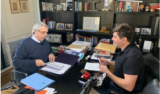 Alberto Fernández se reunió este domingo con su "veedor" en el caso Vicentín.