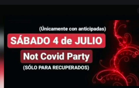Aclaran que la "Not Covid Party" será por zoom