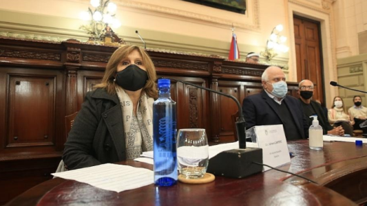 Cantero brindó un informe sobre el plan de trabajo del Ministerio de Educación a los diputados