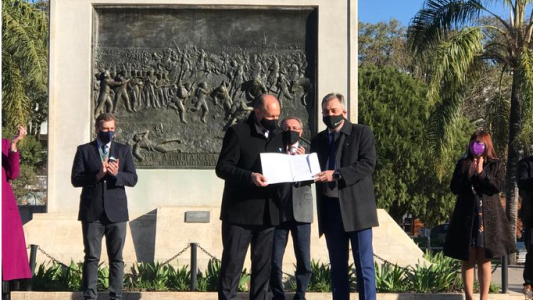 Perotti huésped de honor en su Rafaela natal