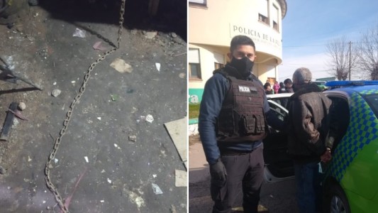 Detuvieron a un hombre que tenía encadenada a su pareja hacía un año