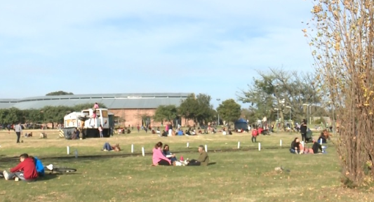 Postales de un feriado en el Parque Federal: así se vivió el 9 de julio en tiempos de pandemia