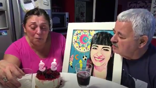 El emotivo video de Tití Fernández y su esposa en el cumpleaños de su hija