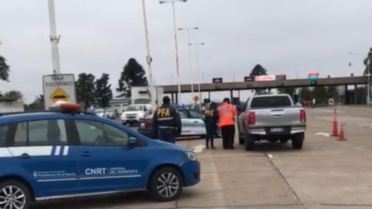 La CNRT se suma a los controles en el acceso a Santa Fe por el Túnel Subfluvial