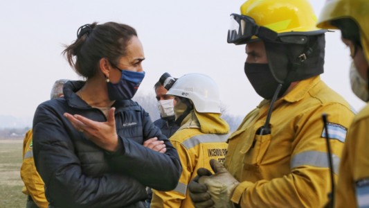 Gonnet se refirió a la quema de pastizales en las islas