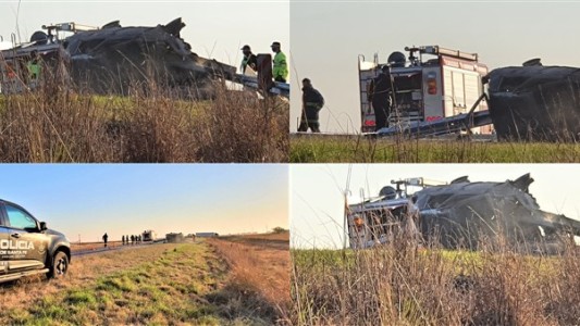 Murió calcinado un hombre en accidente sobre la Ruta 11