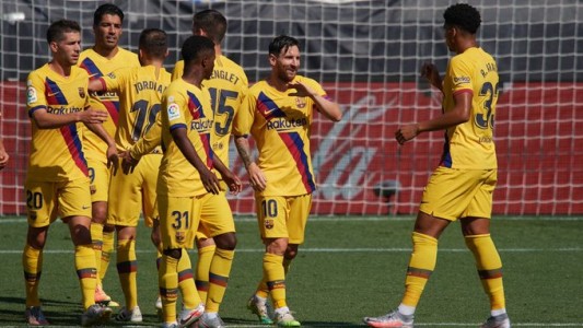 Dos goles de Messi que podría ser el máximo anotar de la Liga de España