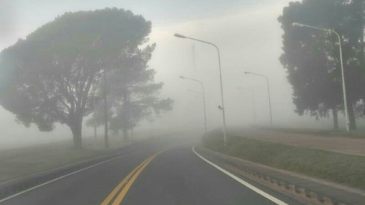 Túnel Subfluvial: visibilidad reducida por bancos de niebla