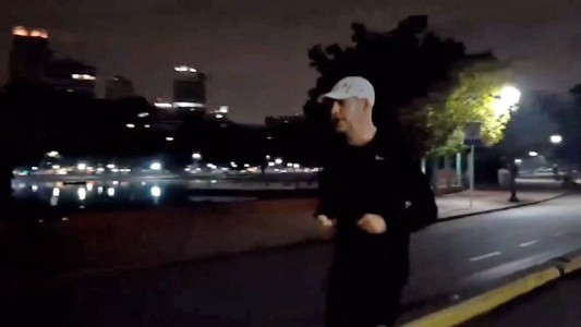 Larreta "runner": salió a correr en el inicio de la flexibilización de la cuarentena
