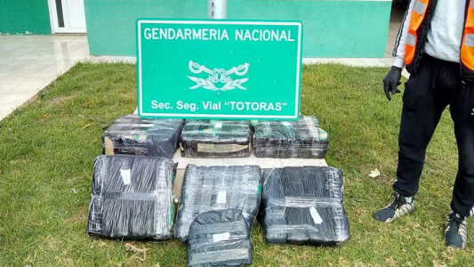 San Genaro: detuvieron un camión que transportaba 60 kilos de hojas de coca