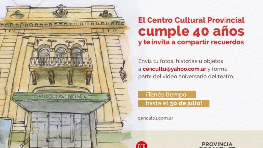 El particular festejo del Centro Cultural Provincial para celebrar sus 40 años