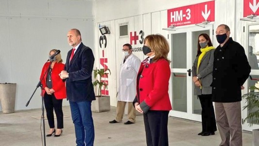 Frana: “Hoy la provincia tiene un 100% más de capacidad instalada que el año pasado para atender enfermedades respiratorias”.