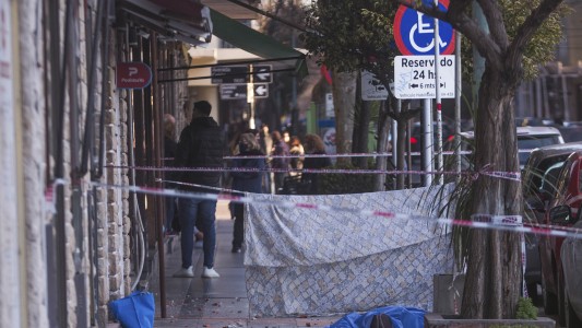 Murió una mujer al caer mampostería de un edificio en Mar del Plata