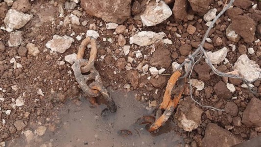 Hallaron restos de una cadena usada en la batalla de la Vuelta de Obligado