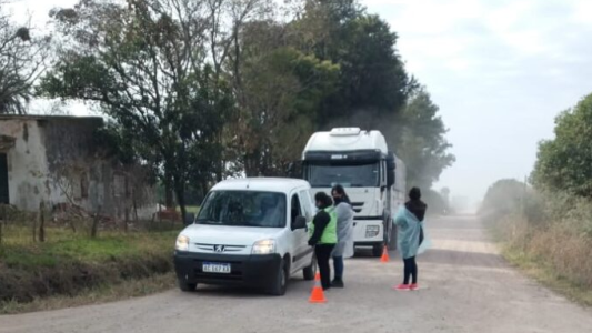 Controles en los caminos alternativos que unen Recreo y Monte Vera