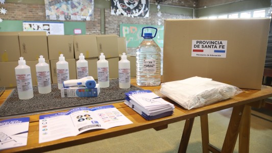 Regreso a las aulas: preparan los kits sanitarios y de higiene para entregar en las escuelas