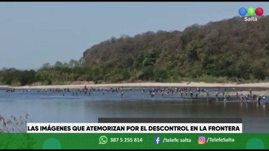 Las imágenes que atemorizan por el descontrol en la frontera