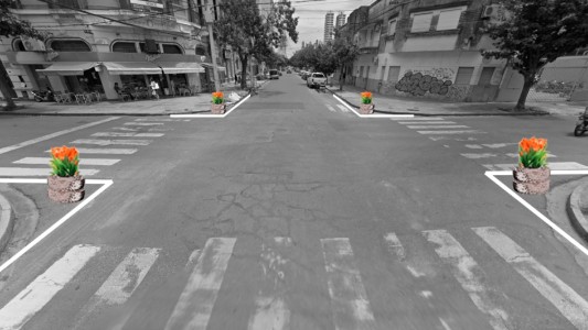 Intervención urbana en Santa Fe por el Día Mundial del Peatón