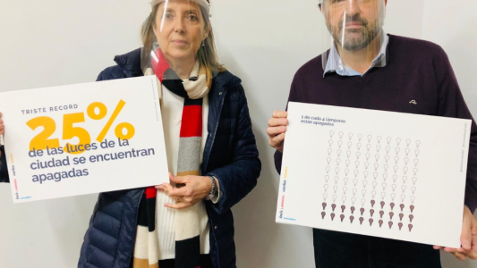 Récord: una de cada cuatro luces de la ciudad se encuentran apagadas