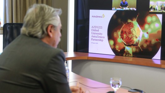 “Que la vacuna se produzca sin fines de lucro y en la Argentina es cumplir un sueño”, dijo el Presidente