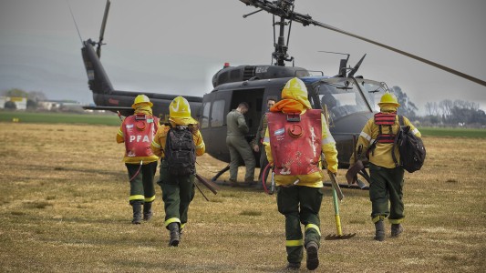 Se sumaron 45 nuevos brigadistas al operativo de combate del fuego en las islas del Delta del Paraná