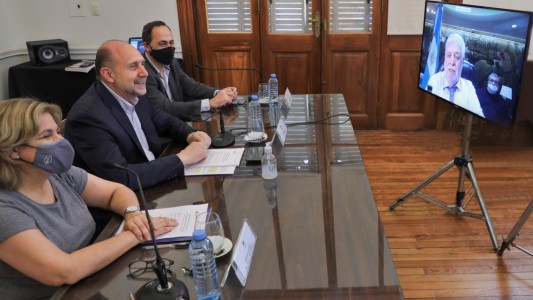 Perotti y Ginés acordaron un convenio de articulación entre Nación y el IAPOS