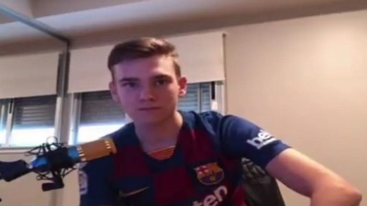 "¿Te parece Lionel?": Era falso el video del hincha del Barça que retó a Messi