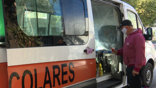 Transportistas escolares firman convenio para el traslado de personas con Covid-19