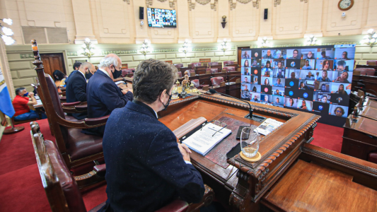 Inédito: Diputados de la provincia realizaron la primera sesión virtual