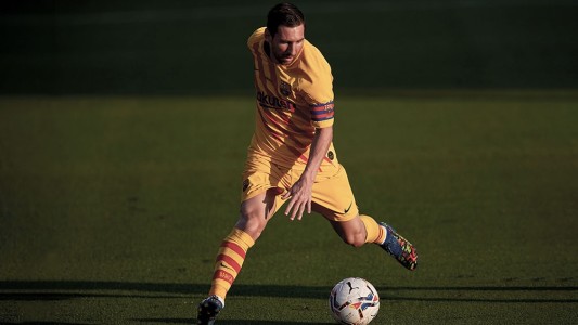 Messi tuvo minutos en el triunfo amistoso de Barcelona