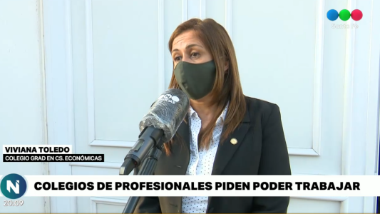 Abogados y contadores suman su reclamo contra las restricciones