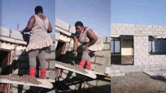 La joven que se convirtió en viral por construir su casa sola y con sus propias manos