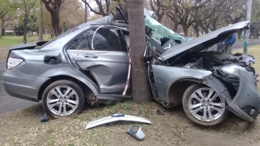 Falleció el hombre que se accidentó esta mañana en la costanera