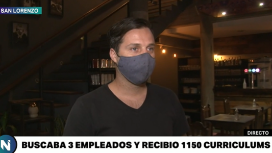 Ofreció tres empleos y recibió más de 1150 currículums