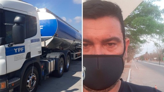 Un camionero fue papá y hace 3 meses que no puede volver a su casa para conocer a su bebé