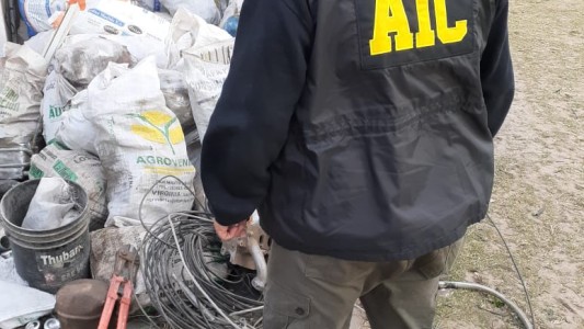 AIC secuestró cables robados de la EPE valuados en dólares