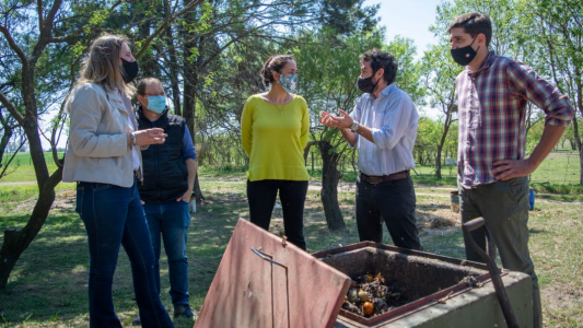 Recorrida  y agenda ambiental en Emilia y Santa Rosa de Calchines