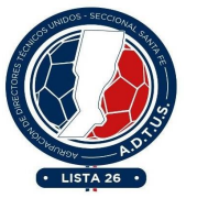 Se conformó la Agrupación Técnicos de Futbol Unidos, Seccional Santa Fe.